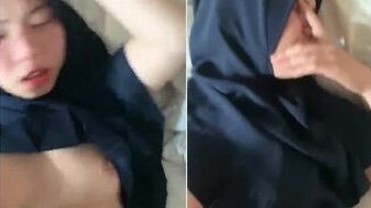 Bokep indo hijab montok kewalahan melayani suami hyper
